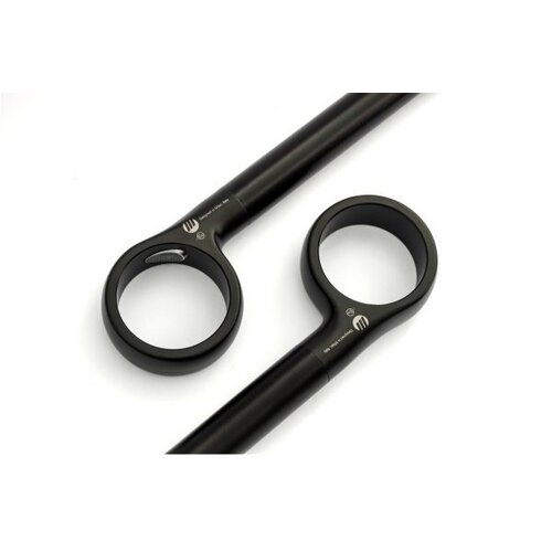 MessnerMoto Bracelets de guidon 5° en aluminium (taille au choix)