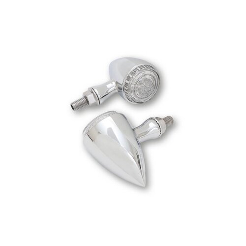 Highsider Power LED-indicator in een chrome aluminium behuizing, E-keur