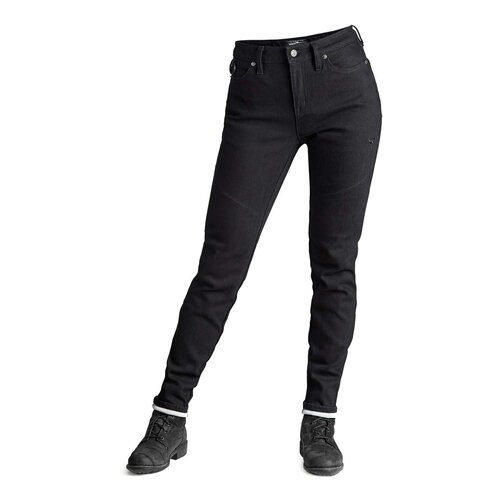 Pando Moto Kissaki Black - Slimne-fit Dyneema® motorjeans voor dames