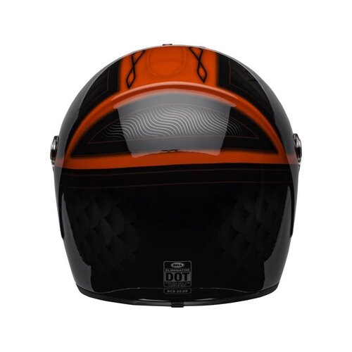 Bell Eliminator Helm Outlaw Gloss Schwarz / Rot