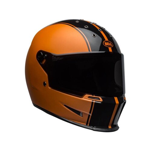Bell Eliminator Helm Rally Mat / Glanzend Zwart / Oranje