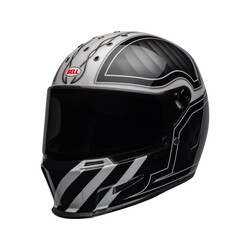 Eliminator Helm Outlaw Gloss Schwarz / Weiß