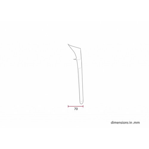 C.Racer ABS Number Plate Vintage