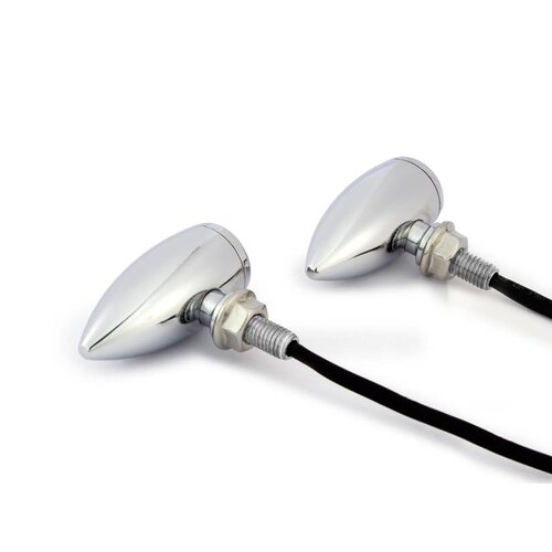 Clignotants à LED chromés hauts de gamme - aluminium CNC