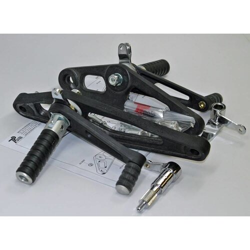 Tarozzi Modelspecifieke Rearset (opvouwbaar) Zwart