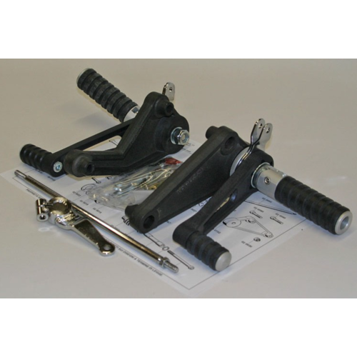 Tarozzi Honda VF Rearset Black Foldable