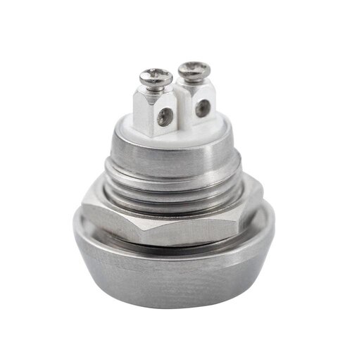 Motone Billet Micro Switch Button - Momentary - M12 - Stainless