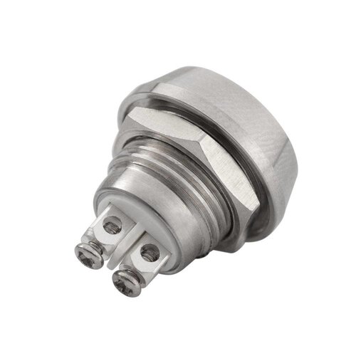 Motone Billet Micro Switch Button - Momentary - M12 - Stainless