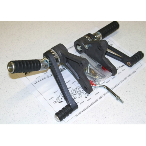 Tarozzi Morini Remschakelset Zwart vouwbaar