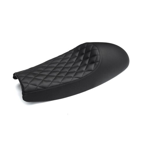 Motone Selle Bonneville Café Racer Diamond Stitch - Noir