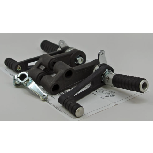 Tarozzi Kawasaki Z Commandes reculées Noir Pliable