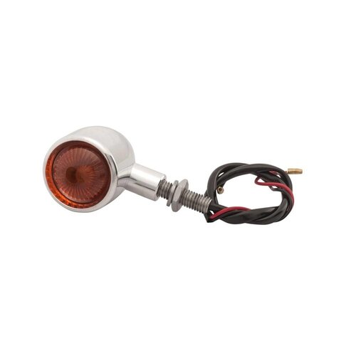 Motone 4x Polished Aluminium Bullet Knipperlichten