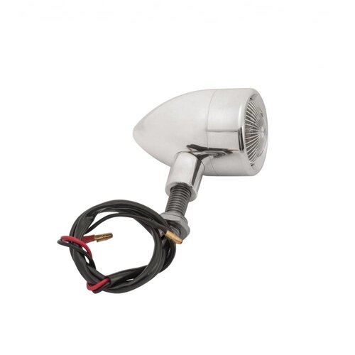 Motone 4x Polished Aluminium Bullet Knipperlichten