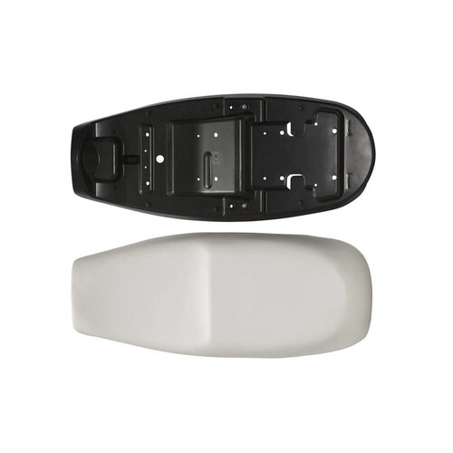 Motone Bonneville Seat Base Kit - ABS Seat Pan incl Rubbers and Hooks + Dual Seat Foam