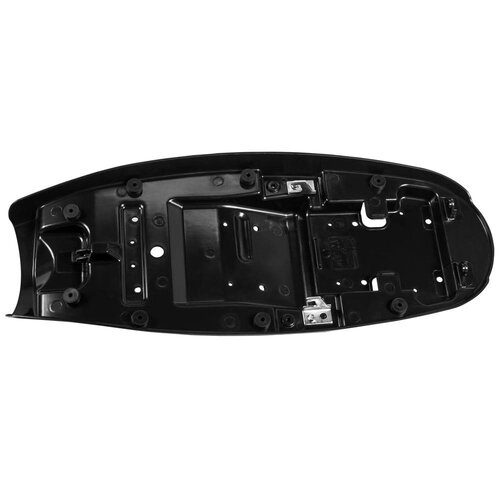 Motone Plaque de base pour selle Bonneville - Selle en ABS avec caoutchoucs et crochets + Double selle en mousse