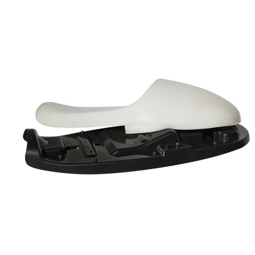 Motone Plaque de base pour selle Bonneville - Selle en ABS avec caoutchoucs et crochets + Mousse Café Racer