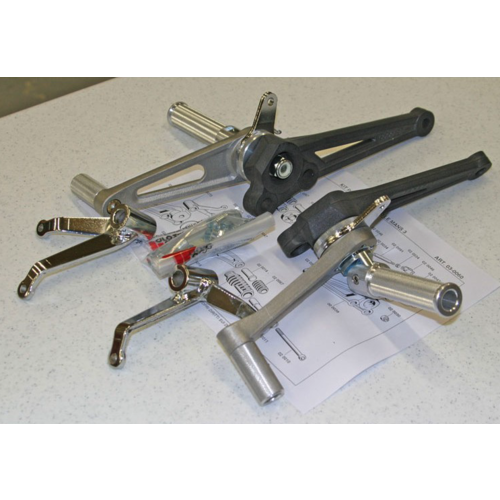 Tarozzi Moto Guzzi Rearset Knurled Foldable