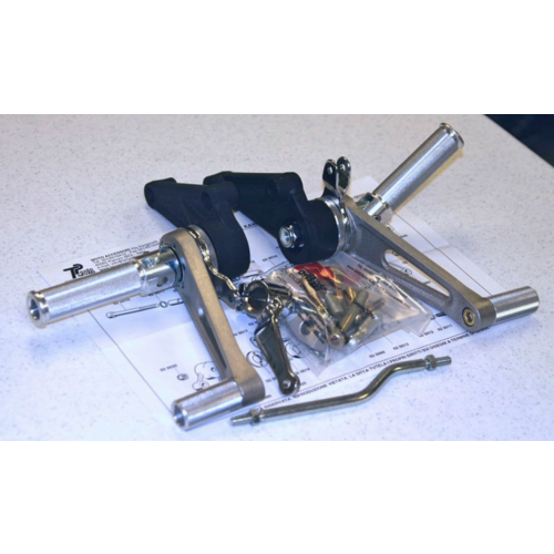 Tarozzi Kawasaki Z Rearset Knurled Foldable