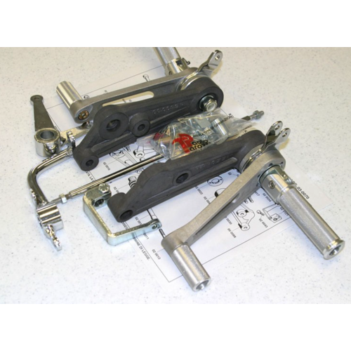 Tarozzi Kawasaki GPZ Rearset Knurled Foldable