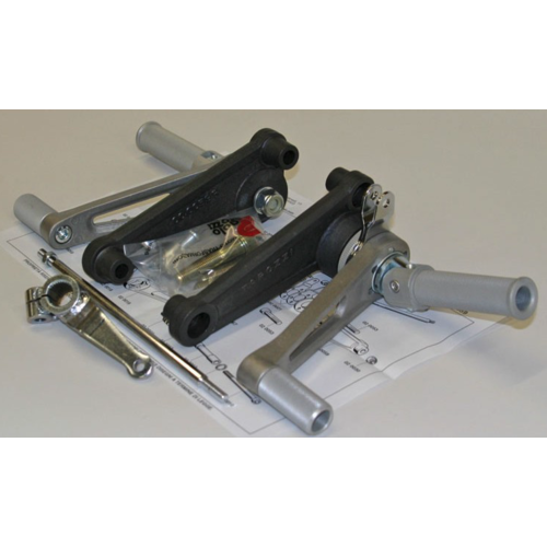 Tarozzi Kawasaki GPZ Rearset Knurled Foldable