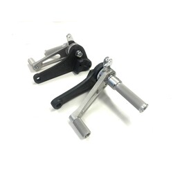 Kawasaki GPX/ZX/R/SR Commandes reculées Knurled Pliable