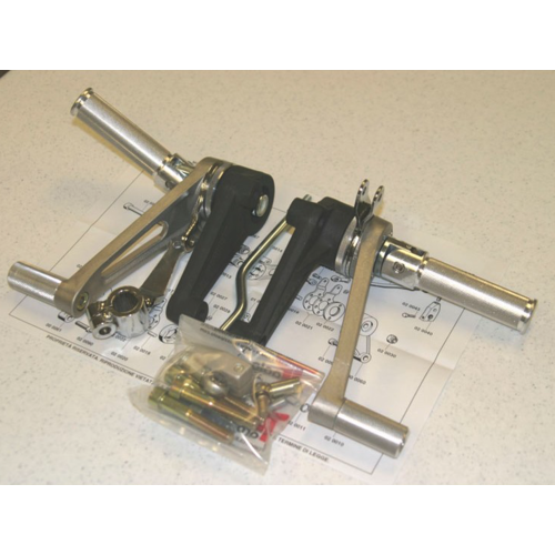 Tarozzi Kawasaki GPX/ZX/R/SR Rearset Knurled Foldable