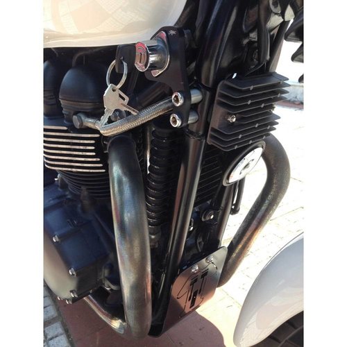 Motone Sump Guard - Bash Plate - Skid Plate - Triumph T - Black