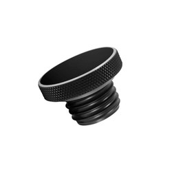 Custom Fuel Gas Cap - Billet Aluminium - Black