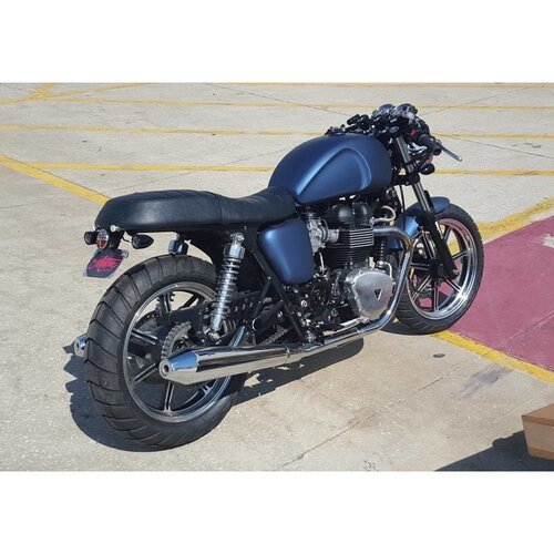 Motone Custom Kettenschutz-quadratischer Schnitt - Schwarz