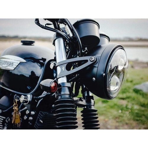 Motone Supports de phare avant personnalisés 41mm - Noir