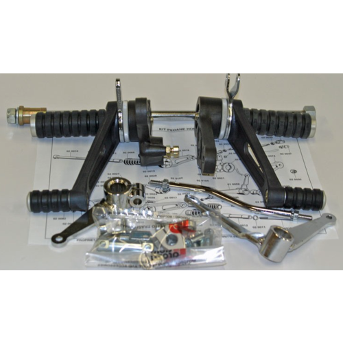 Tarozzi Honda CX500 E Rearset Black Fixed