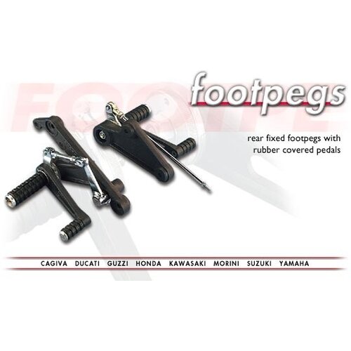 Tarozzi Kawasaki Z Rearset Black Fixed