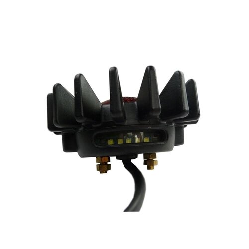 Motone Big Fin Rem/Achterlicht Zwart Uitgevoerd