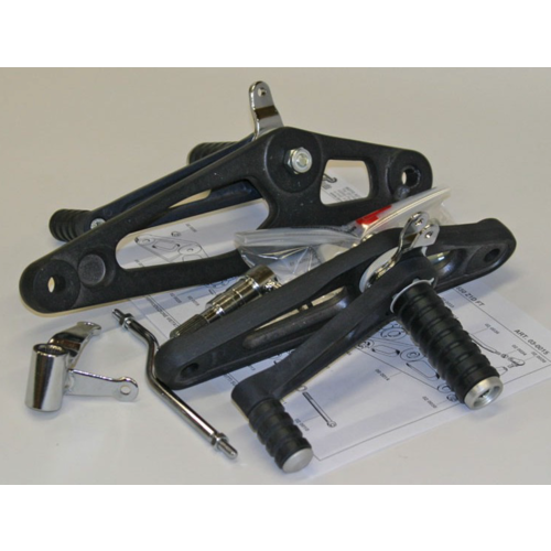 Tarozzi Kawasaki Z Rearset Black Fixed