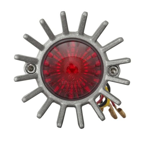 Motone Big Fin Tail Light - LED - Shot Blast