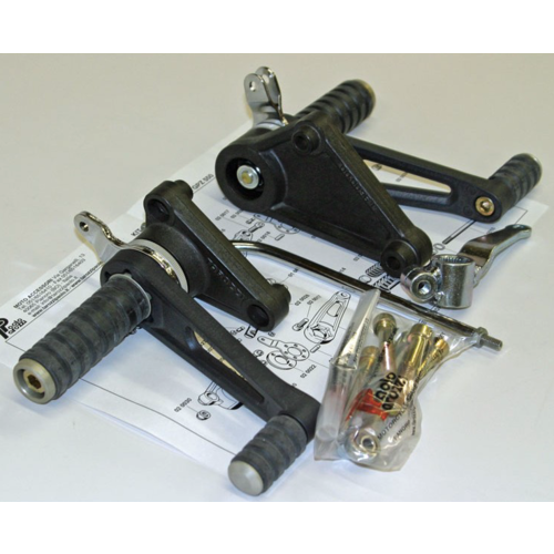 Tarozzi Kawasaki GPZ Commandes reculées Noir Fixé
