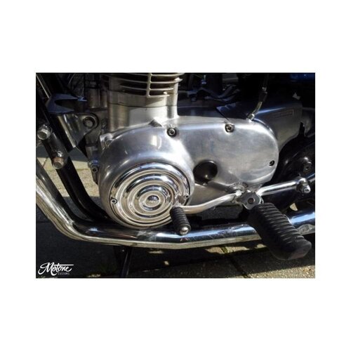 Motone Yamaha XS650 Cache pour alternateur - Ondulé - Poli