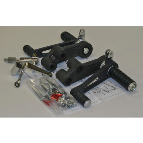 Tarozzi Kawasaki GPX/ZX/R/SR Remschakelset Zwart Fixed