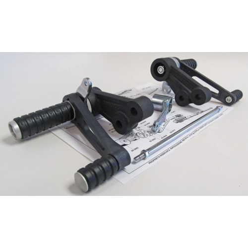 Tarozzi Suzuki GS Commandes reculées Noir Fixé