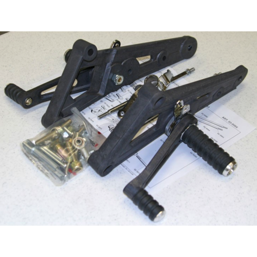 Tarozzi Yamaha Commandes reculées Noir Fixé