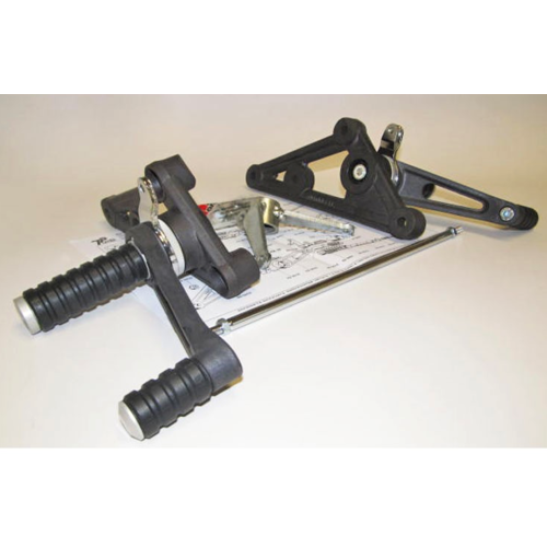 Tarozzi Yamaha Remschakelset Zwart Fixed