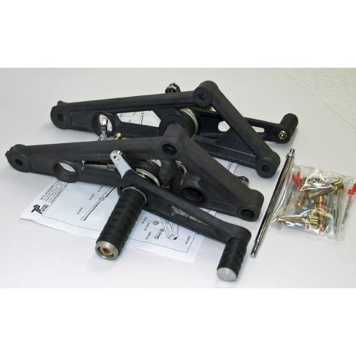 Tarozzi Yamaha Remschakelset Zwart Fixed