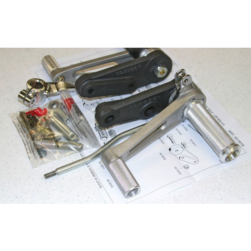 Tarozzi Honda CB Rearset Knurled Fixed