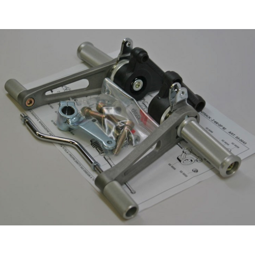 Tarozzi Kawasaki Z Commandes reculées Knurled Fixé