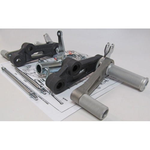 Tarozzi Kawasaki Z Commandes reculées Knurled Fixé
