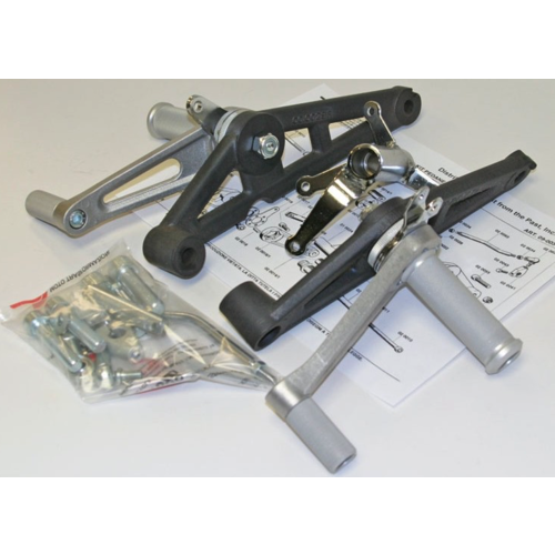 Tarozzi Kawasaki Z Rearset Knurled Fixed