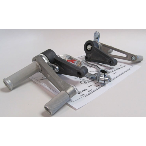 Tarozzi Kawasaki Z Rearset Knurled Fixed