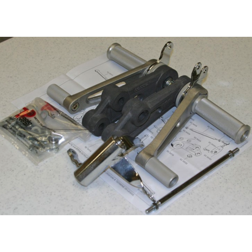 Tarozzi Kawasaki Z Rearset Knurled Fixed