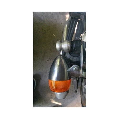 Motone Turn Signal Brackets Top Shock Mount Chrome