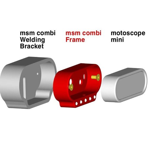 Motogadget MSM Combi Weld-In Cup (RVS)